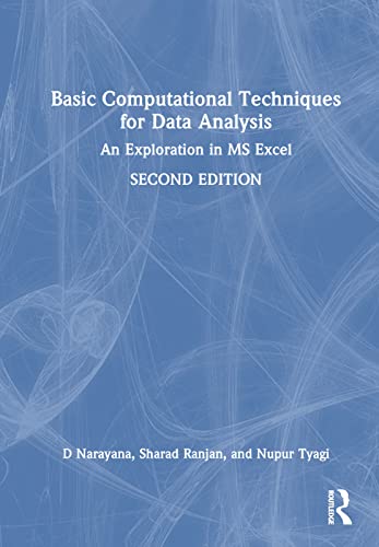 Basic Computational Techniques for Data Analysis: An Exploration in MS Excel